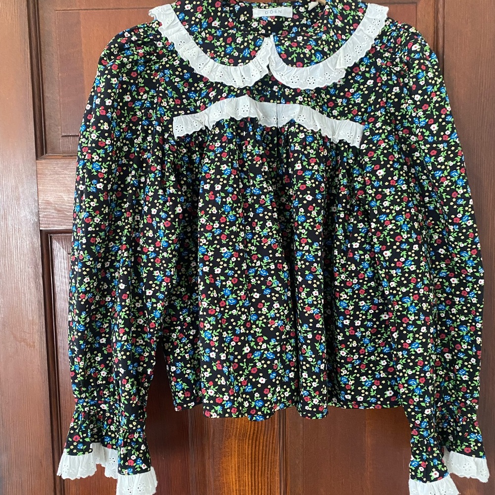 Doen Amie Top - Montpellier Floral - XS - Picture 4 of 6